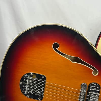 Welson 1960s DS2 Vintage Hollow Body Electric Guitar image 4