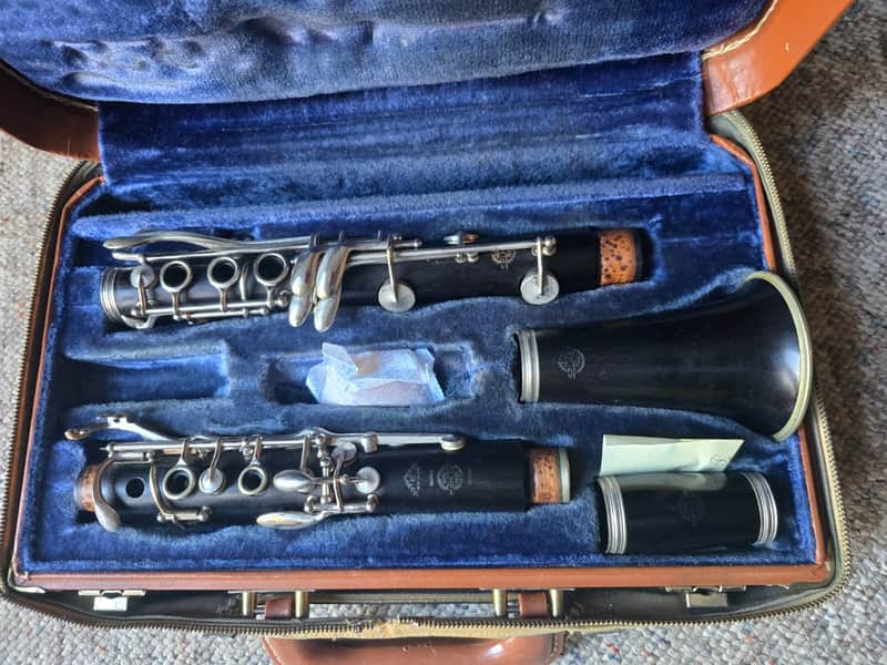 SELMER VINTAGE SERIES 9 GRENADILLA WOOD PRO CLARINET WOW! image 1