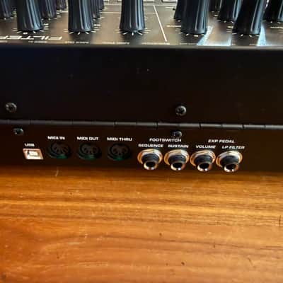 Sequential Trigon-6 49-Key 6-Voice Polyphonic Synthesizer 2022 - Present - Black with Wood Sides image 6