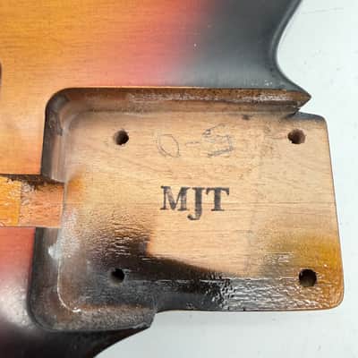 MJT Telecaster Body Relic Alder 2-Piece Nitro 3-Tone Burst mjt6660 image 9