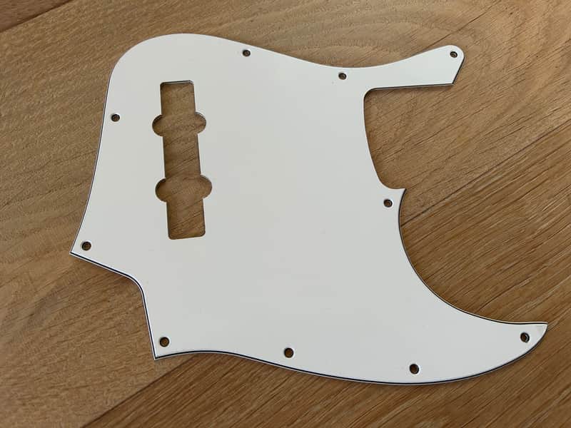 Allparts Jazz Bass Pickguard White (2026 / new) image 1