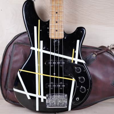 Yamaha Super Bass SB-500 1970s Black Converted to Fretless Made in Japan MIJ w/ Bag image 1