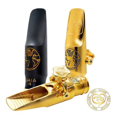 Theo Wanne GAIA 4 Alto Saxophone Gold Plated Mouthpiece-6 (0.076") - Gold Plated image 3