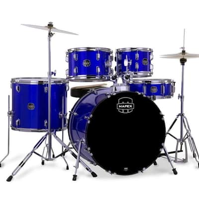 Mapex Comet Series Drum Kit | 5pc | Indigo Blue | 22 Inch Bass Drum image 1