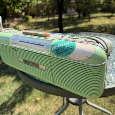 Sharp QT-50H(GR) Rare Vintage Boombox Working Original Strap Retro Tape Player Warranty image 17