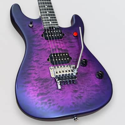 EVH 5150 Deluxe Poplar Burl Electric Guitar - Purple Daze image 5