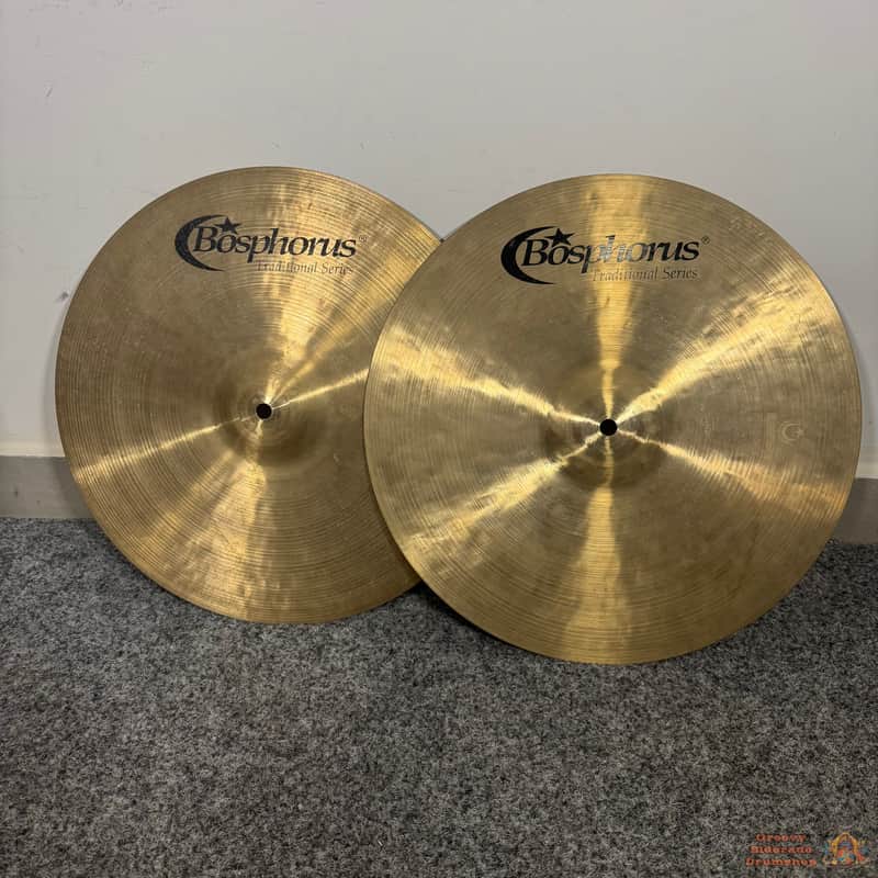 Bosphorus Traditional 15” Crisp Hihat Cymbal image 1