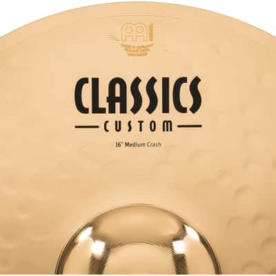 Meinl Classics Custom Crash 16" CC16MC-B, Medium - Crash Cymbal image 2