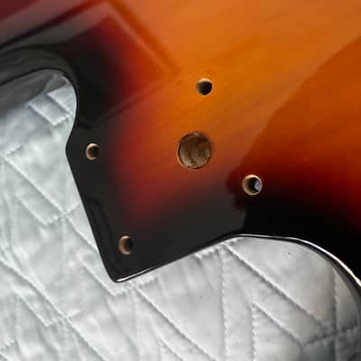 Squier Jazz bass body - Sunburst image 4