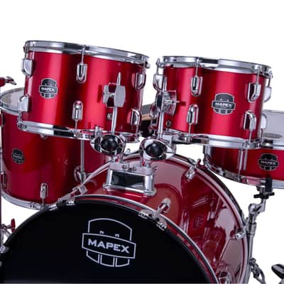 Mapex Drum Kit Comet Series BeBop Infra Red CM5844FTC-IR image 7