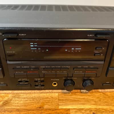 kenwood KX-W8060 stereo double cassette Tape deck Player Vintage image 2