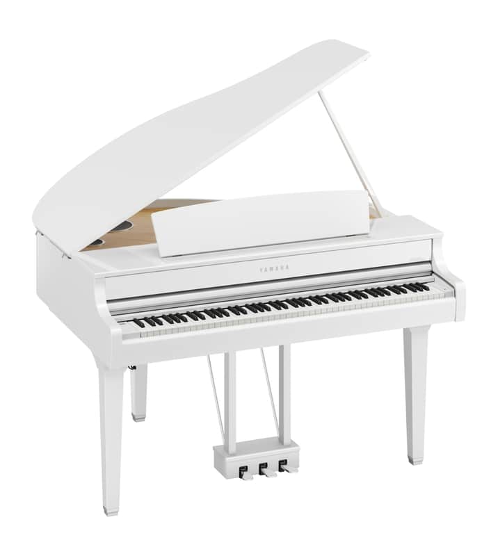 Yamaha CLP895 Digital Grand Piano in Polished White image 1