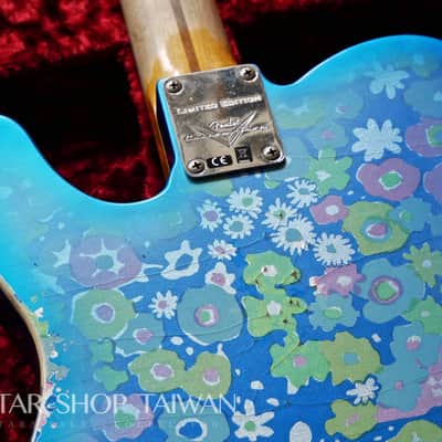 2018 Fender Custom Shop NAMM Limited Edition 50's Thinline Telecaster Relic-Blue Flower. image 19