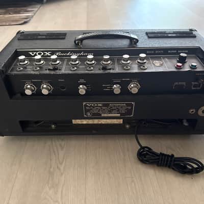 Vox V1121 Buckingham 3-Channel 35-Watt Guitar Amp Head 1966 - Black image 2