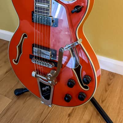 Ibanez AGR63T w/ Gibson Mini Humbuckers, USA Bigsby B7, Master Volume, OHSC image 3