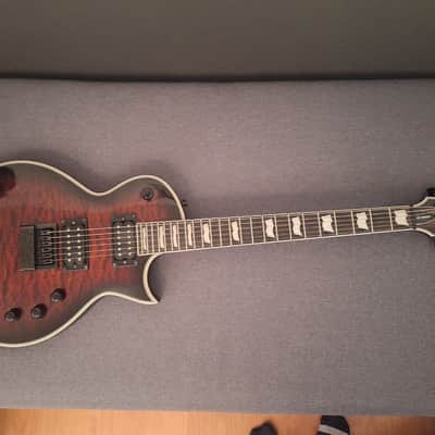 ESP LTD EC-1000 Evertune FM 2018 - Present - Dark Brown Sunburst image 1