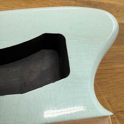Kohlin Guitars JZ Offset replacement body Nitro Relic Faded Sonic Blue Made in Sweden image 8