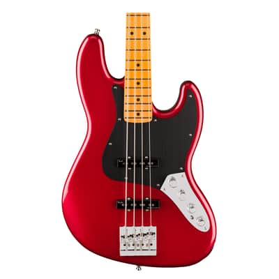 Used Fender American Ultra II Jazz Bass - Sinister Red w/Maple FB image 1