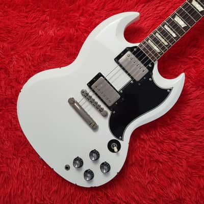 Burny RSG-60 '63 Revival Series - SG Standard - 1988 - White - Original VH-3 Pickups - Made In Japan MIJ image 1