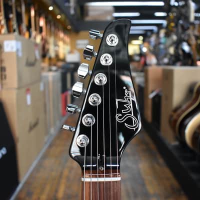 Suhr Modern Plus Electric Guitar Trans Charcoal Burst w/Pao Ferro Fingerboard, Hard Case image 7