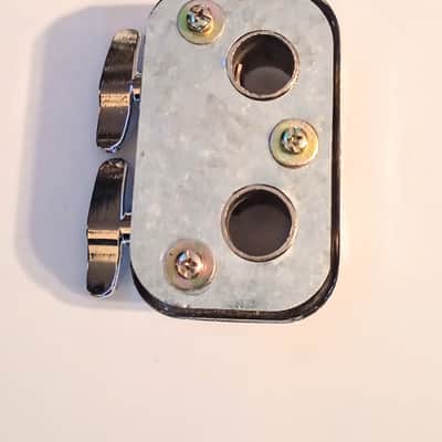 UNMARKED DOUBLE 3/4" diam TOM MOUNTING BRACKET-CHROME-FREE SHIP TO CUSA! image 5