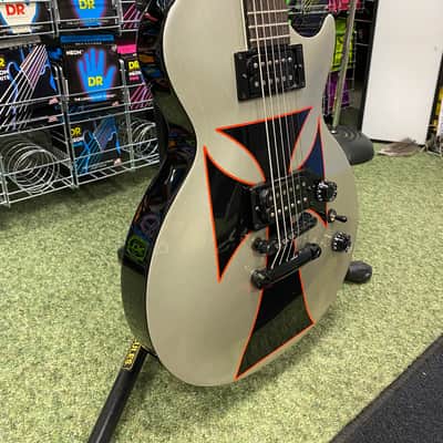 Epiphone Standard ENLB Les Paul Baritone guitar Iron Cross | Reverb