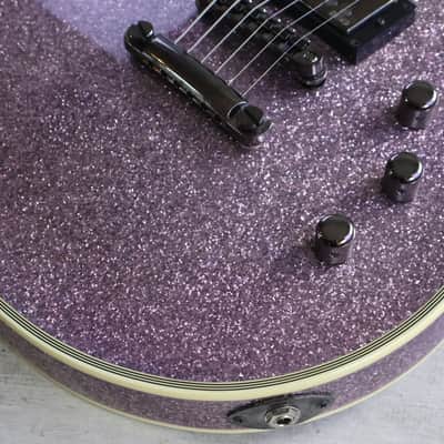 2019 ESP E-II Japan Eclipse EC-DB Les Paul w/EMG's (Purple Sparkle) image 3