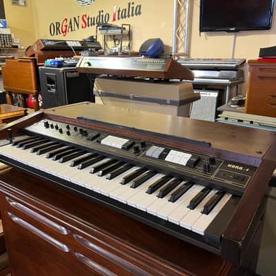 Korg Lambda ES-50 48-Key Polyphonic Synthesizer 1979 - 1982 - Black / Wood image 2