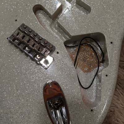 2023 Fender Custom Shop ‘65 NOS Stratocaster Loaded Body - Olympic White Sparkle image 3
