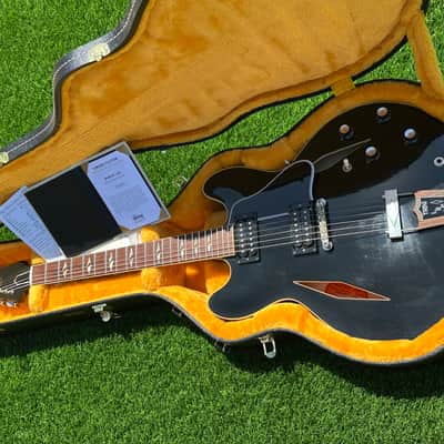 Gibson Custom Shop M2M 1964 Trini Lopez Standard Reissue Murphy Lab Ultra Light Aged Ebony **Rare Uncovered Pickups ** image 14