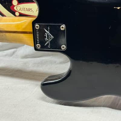 Fender USA Custom Shop '57 Precision Bass jrn Journeyman 4-string P-Bass with COA + Case 2020 - Black / Maple neck - relic'd image 13
