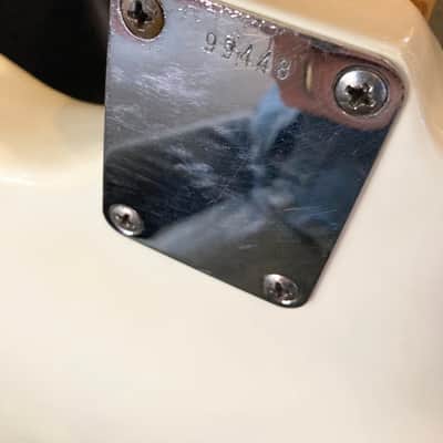 Fender Jaguar 1962 - 1965 - White Refin with Matching Headstock image 8