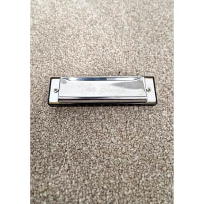JHS The Blues Harmonica Key A - Like New w/ Hard Case image 5