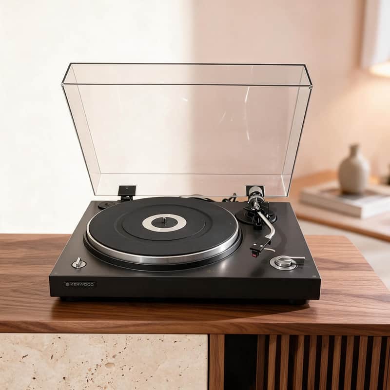 Kenwood KD-1500 Rare Vintage Turntable Fully Working Belt Drive Warranty