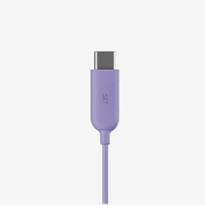 Skullcandy Set USB-C Wired In-Ear Earbud - Purple Preppy Summer image 3