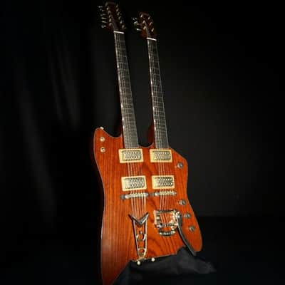 Gretsch Namm Show Double Neck Billy Bo Palomino Guitar G6199G-612 Custom image 5