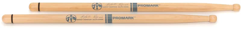 Promark Lacquered Hickory BYOS Marching Snare Sticks (2-pack) Bundle image 1