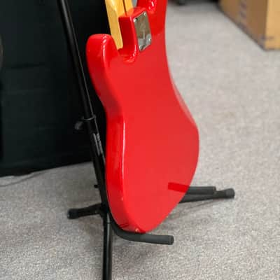1995 Fender P-Bass - Black Label - MIM - Red image 12