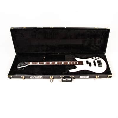 Spector White Casper 4 String Bass Owned by Rex Brown of Pantera image 18