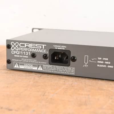 Crest Audio CPQ-1131 31-Band Graphic Equalizer CG01XNB image 9