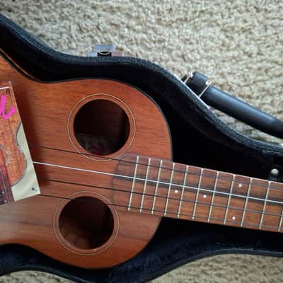 Mele Ukulele 2003 - Double Hole Solid Hardwoods image 3