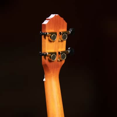 Ortega Custom Built Series Flamed Maple Arched Top Okoume Neck 4-String Concert Electric Ukulele w/Gig Bag image 22