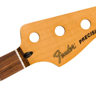 Fender Precision to Jazz Bass Conversion Neck 20 Med Jumbo Frets 12" Radius Pau Ferro image 3
