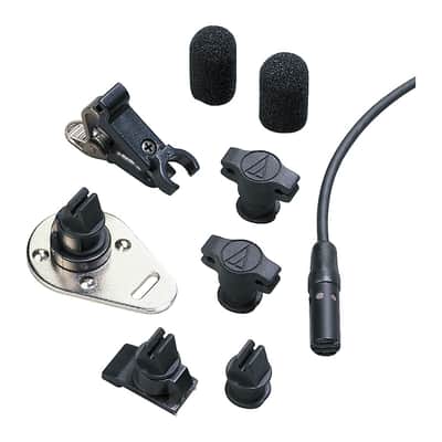 Audio-Technica AT898 Subminiature Cardioid Condenser Lavalier Microphone Regular image 6