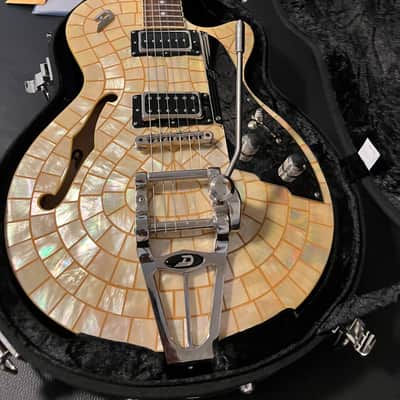 Duesenberg Starplayer TV Pearl Series Semi-Hollow Electric Guitar 2010s - Ice Pearl image 1