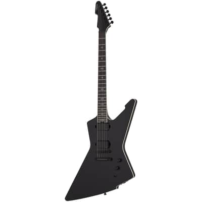 Schecter E-1 SLS Evil Twin Guitar w/ Fishman Fluence Pickups - Satin Black image 2