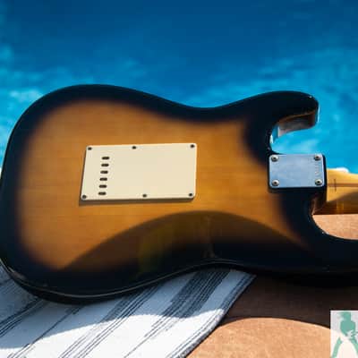 1980's Fender E Serial ST-57 MIJ '57 Stratocaster Reissue circa 1984-1987 - Sunburst - Made in Japan (FujiGen) - Pro Set Up w Perfect Frets/Action/Intonation! image 9