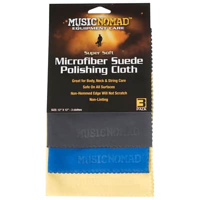 MN203 Chiffon flanelle sans coutures en suede Pack de 3 MusicNomad Bild 1
