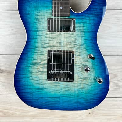 Schecter USA Custom Shop PT Custom HH - Trans Sky Blue image 1