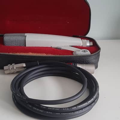 Sennheiser MD 421-HL Cardioid Dynamic Microphone 1960s - 1970s - White image 2